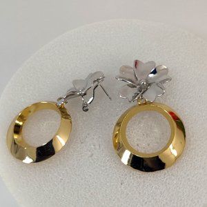 New Non-Faded Gold Plated Earrings